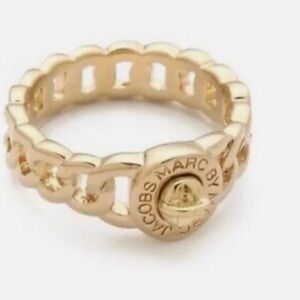Limited Edition Marc by Marc Jacobs Women's Katie Ring Oro Ring - S/M NWT